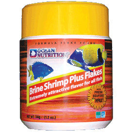 Ocean Nutrition Brine Shrimp Flakes 34g - Fresh N Marine