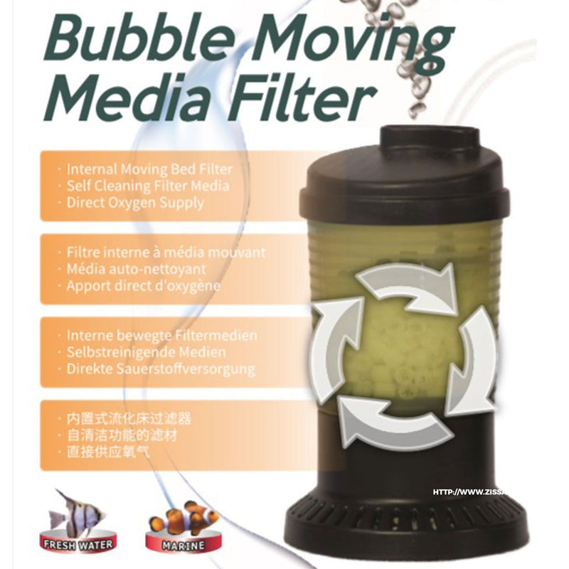 ZISS AQUA Bubble Moving Media Filters (ZBS-150) - Fresh N Marine