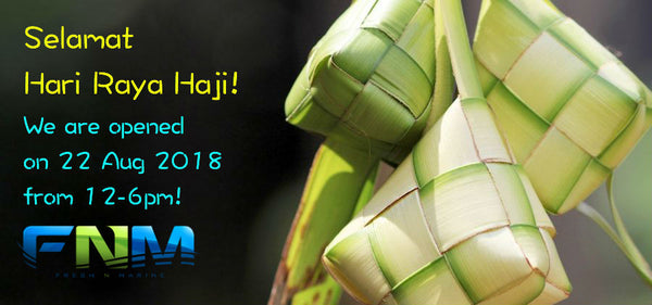 Selamat Hari Raya Haji to All. Business is Opened on 22 August 2018