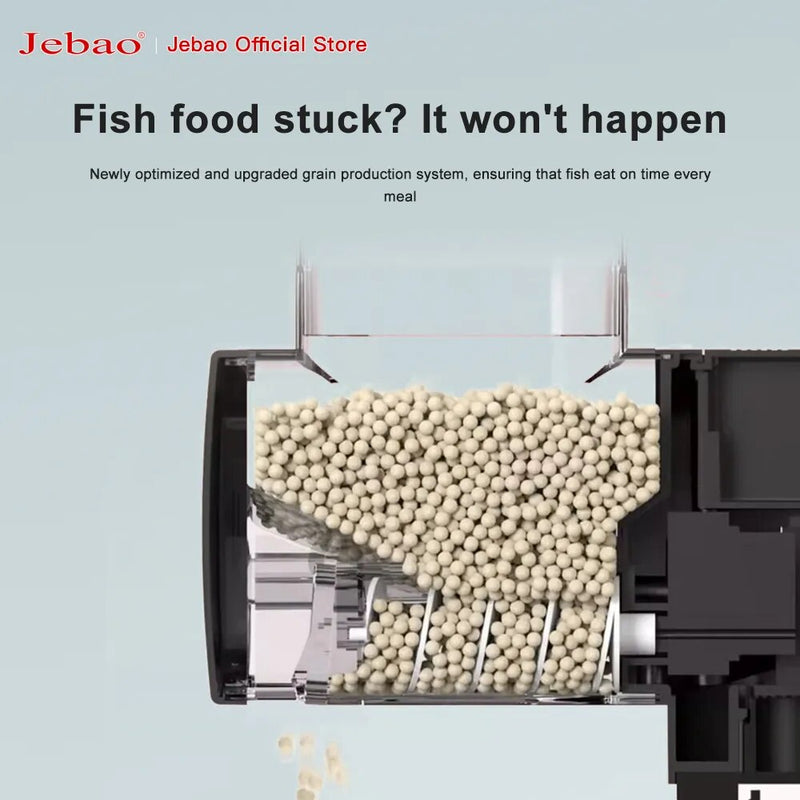 Jecod New Aquarium Fish Tank Feeder Intelligent Automatic Feeder Digital Timing Wifi Wireless Remote Control Fish Feeding