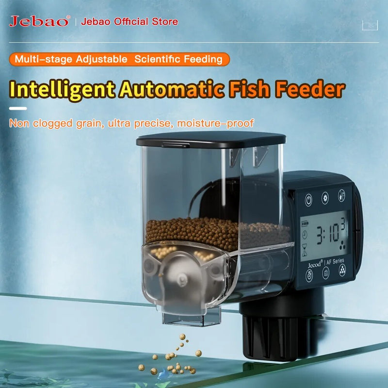 Jecod New Aquarium Fish Tank Feeder Intelligent Automatic Feeder Digital Timing Wifi Wireless Remote Control Fish Feeding