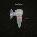 Plastic Aquarium Feeding Bowl for Fish Shrimps Fish Tank Station Food Tray Feeder Aquarium Accessory with Suction Cup