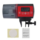 Digital LED Travel Automatic Fish Aquarium Tank Auto Mini Fish Feeder Large Capacity Smart Electric Aquarium Fish Feeder 200ML