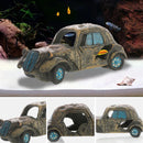 SWEETHOME Resin Wreck Car Ornament Fish Shrimp Hiding Cave Shelter Fish Tank Landscaping Decoration Accessories