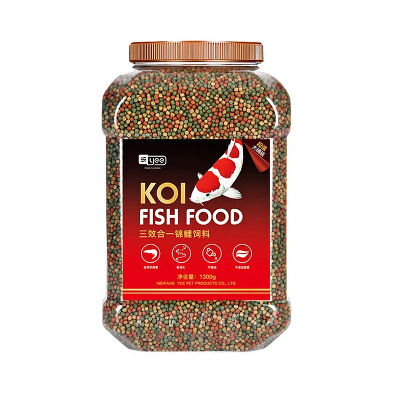 Granular Mixed Koi Fish Food Gold Fish Feed Bagged Pets Supplies