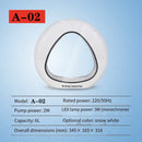 Weiting Aquarium Small Fish Tank Mini Desktop Aquarium Creative Gold Fish Tank LED Lighting Comes with Filter Household Fish Tan