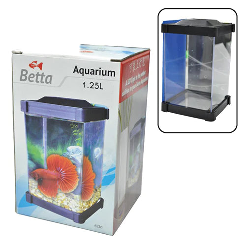 Guppy Betta Aquarium 1.25L - Fresh N Marine