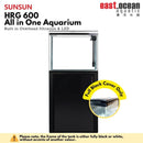 SUNSUN HRG-600 Aquarium (60cm) Set - Tank & Cabinet (Black & White) - Fresh N Marine