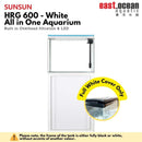 SUNSUN HRG-600 Aquarium (60cm) Set - Tank & Cabinet (Black & White) - Fresh N Marine