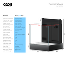 CADE Reef Mini S2/M Black Base - Fresh N Marine