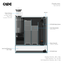 CADE Reef Mini S2/M Black Base - Fresh N Marine