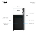 CADE Reef S2/F 600 Frag Black - Fresh N Marine