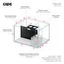 CADE Reef S2/F 1200 Frag White - Fresh N Marine