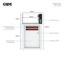 CADE Reef S2/F 1200 Frag White - Fresh N Marine