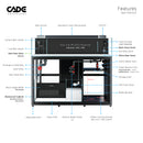 CADE Reef S2/F 1500 Frag Black - Fresh N Marine