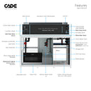 CADE Reef S2/F 1500 Frag White - Fresh N Marine