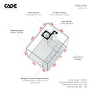 CADE Reef S2/F 600 Frag White - Fresh N Marine