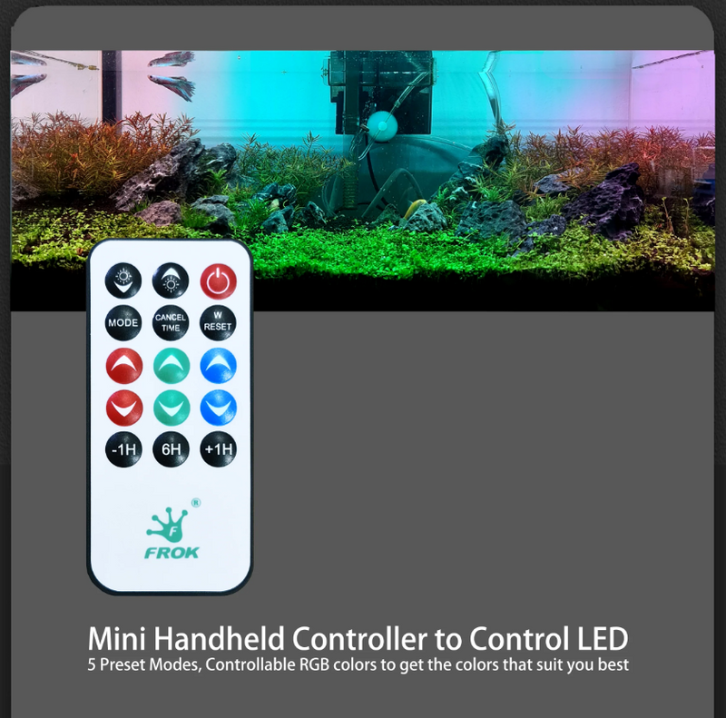 FROK T1-M LED RGB (Slim) (Controllable With Remote Control ) - Fresh N Marine