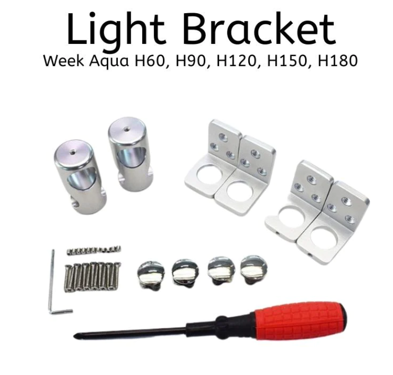 Week Aqua H Lighting Bracket (60 - 180cm) - Fresh N Marine