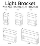 Week Aqua H Lighting Bracket (60 - 180cm) - Fresh N Marine
