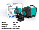EBANG Submersible Pump - 300 Series (220-3000L/Hr) - Fresh N Marine