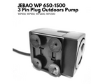 JEBAO 3 Pin Plug Outdoors Pump (WP650 - WP1500) - Fresh N Marine