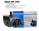 JEBAO 3 Pin Plug Outdoors Pump (WP650 - WP1500) - Fresh N Marine