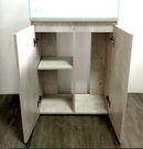 ANS Classic Cabinet For Aquarium Tanks (White Wood - Grained Texture) - Fresh N Marine
