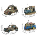 SWEETHOME Resin Wreck Car Ornament Fish Shrimp Hiding Cave Shelter Fish Tank Landscaping Decoration Accessories