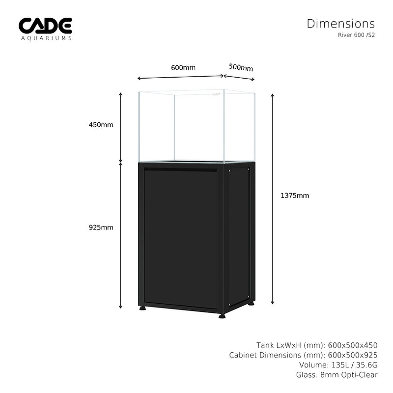 CADE River S2 600 Black - Fresh N Marine