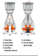 Maxspect MJ-SK200 Protein Skimmer - Fresh N Marine