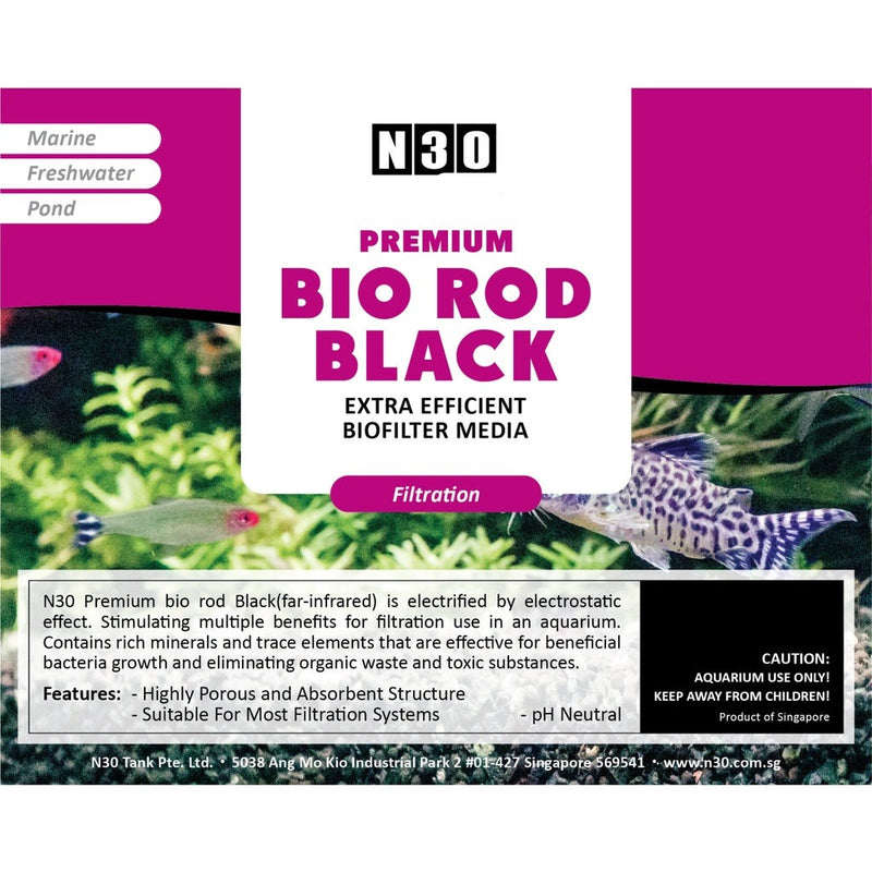 N30 PREMIUM BIO ROD BLACK (5 PCS ) - Fresh N Marine