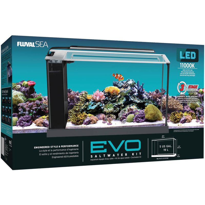 Fluval Evo Saltwater Aquarium Kit 19L (5 US Gallon) - Fresh N Marine