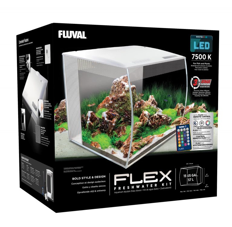 Fluval FLEX Aquarium Kit - 57 L (15 US gal) - Fresh N Marine