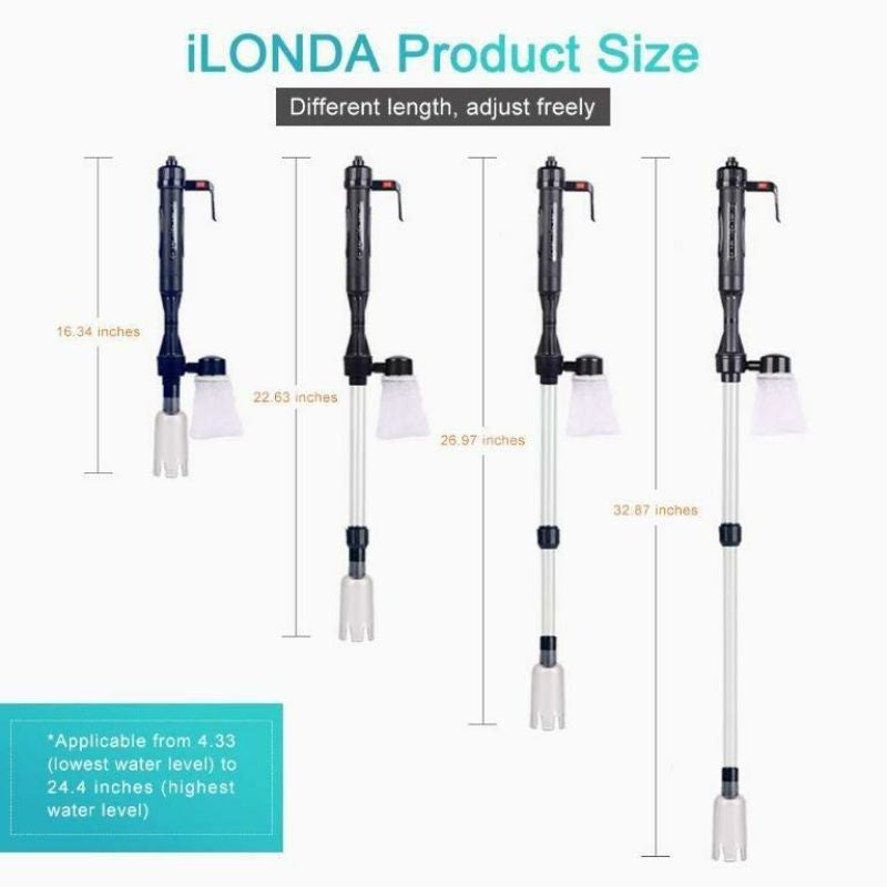 ilonda L68 Aquarium Electric Gravel Cleaner Fresh N Marine