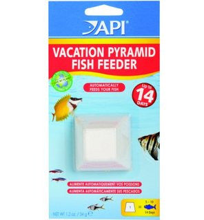 API Vacation 14 Days Pyramid Fish Feeder, one feeder - Fresh N Marine