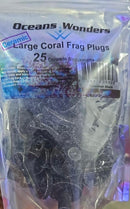 Oceans Wonders Ceramic Coral (Large) Frag Plugs 25pcs - Fresh N Marine