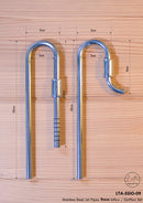 LitiAquaria Stainless Steel Jet Pipe In/Out - Fresh N Marine