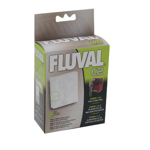 Fluval Foam Pad for Fluval C2 Aquarium Filter 2 pk - Fresh N Marine