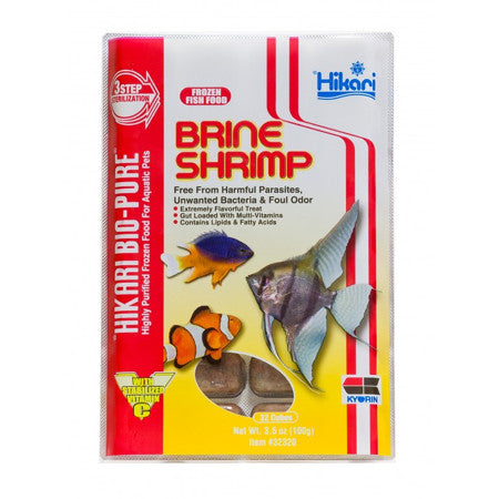 Hikari Frozen Brine Shrimp 3.5oz (32 cubes) - Fresh N Marine