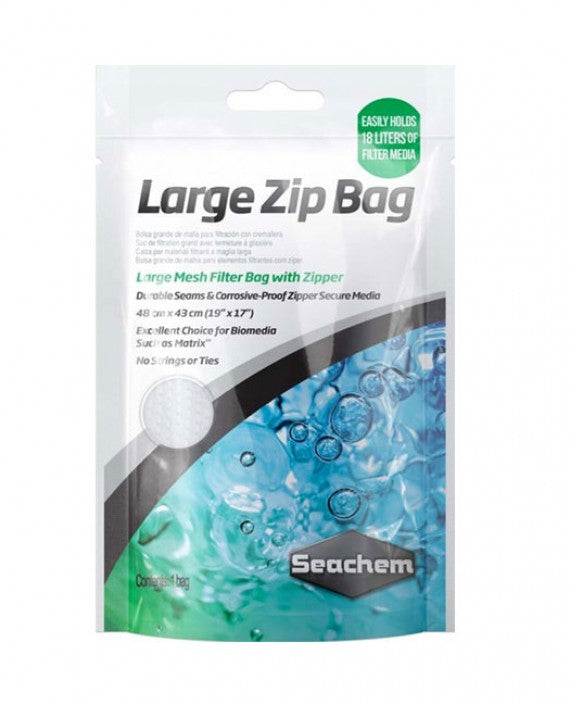 Seachem Large Zip Bag - Fresh N Marine