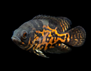 Tiger Oscar (Astronotus ocellatus) - Fresh N Marine