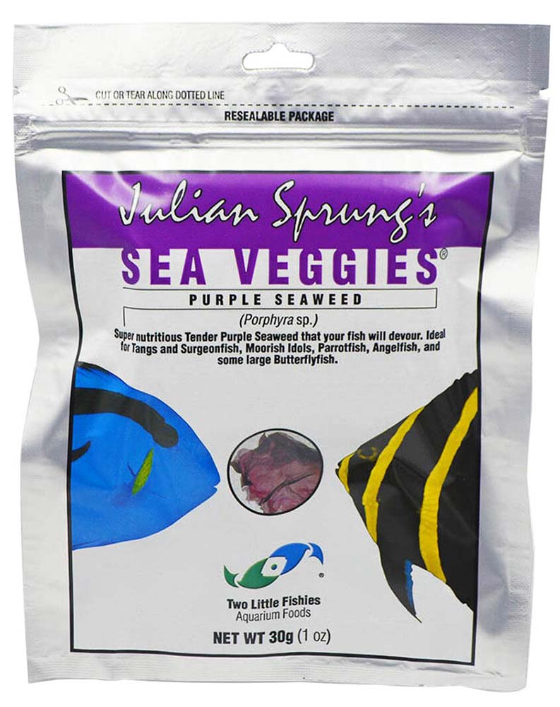 Two Little Fishies Julian Sprungs SeaVeggies Purple Seaweed 30g (1oz) - Fresh N Marine