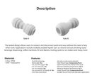 Express Water 1/4" Union Reducer 3/8" Fitting Connection Parts for Water Filters / RO Systems - Fresh N Marine