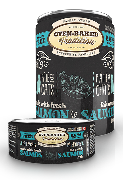 Oven Baked Tradition Cat Can Food (Pate Salmon) - 156g - Fresh N Marine