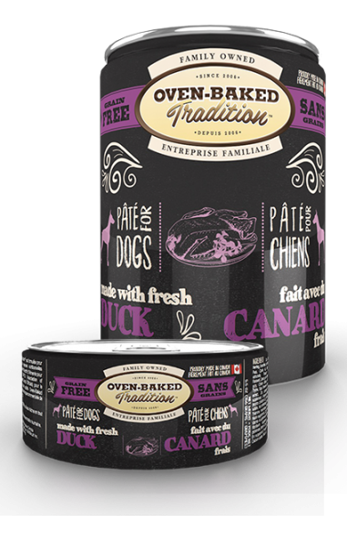 Oven Baked Tradition Dog Can Food (Pate Duck) - 354g - Fresh N Marine