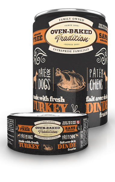 Oven Baked Tradition Dog Can Food (Pate Turkey) - 354g - Fresh N Marine