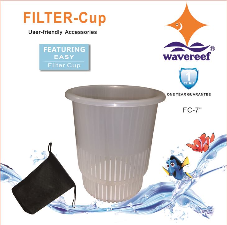 Wavereef Filter Cup 7 inch - Fresh N Marine