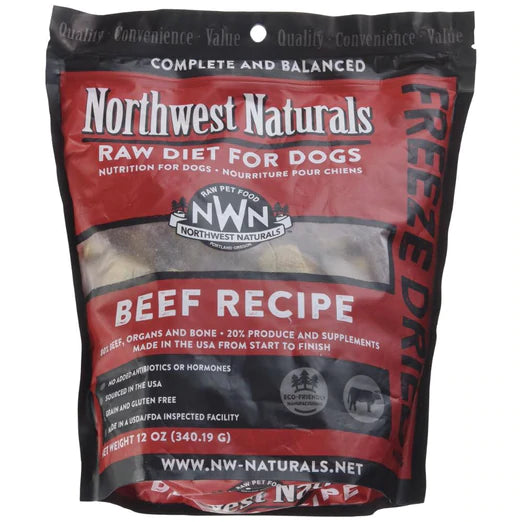 Northwest Naturals Freeze Dried Diets Dog Foods 12oz - Fresh N Marine