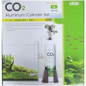 ISTA CO2 Aluminum Cylinder Set Face up (Premium) 1L - Fresh N Marine